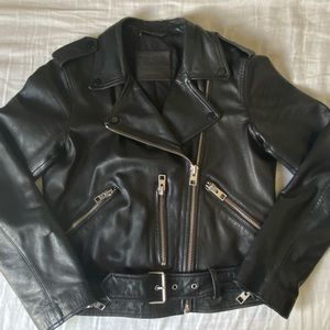 ALL SAINTS | Balfern Leather Biker Jacket | size US 6
